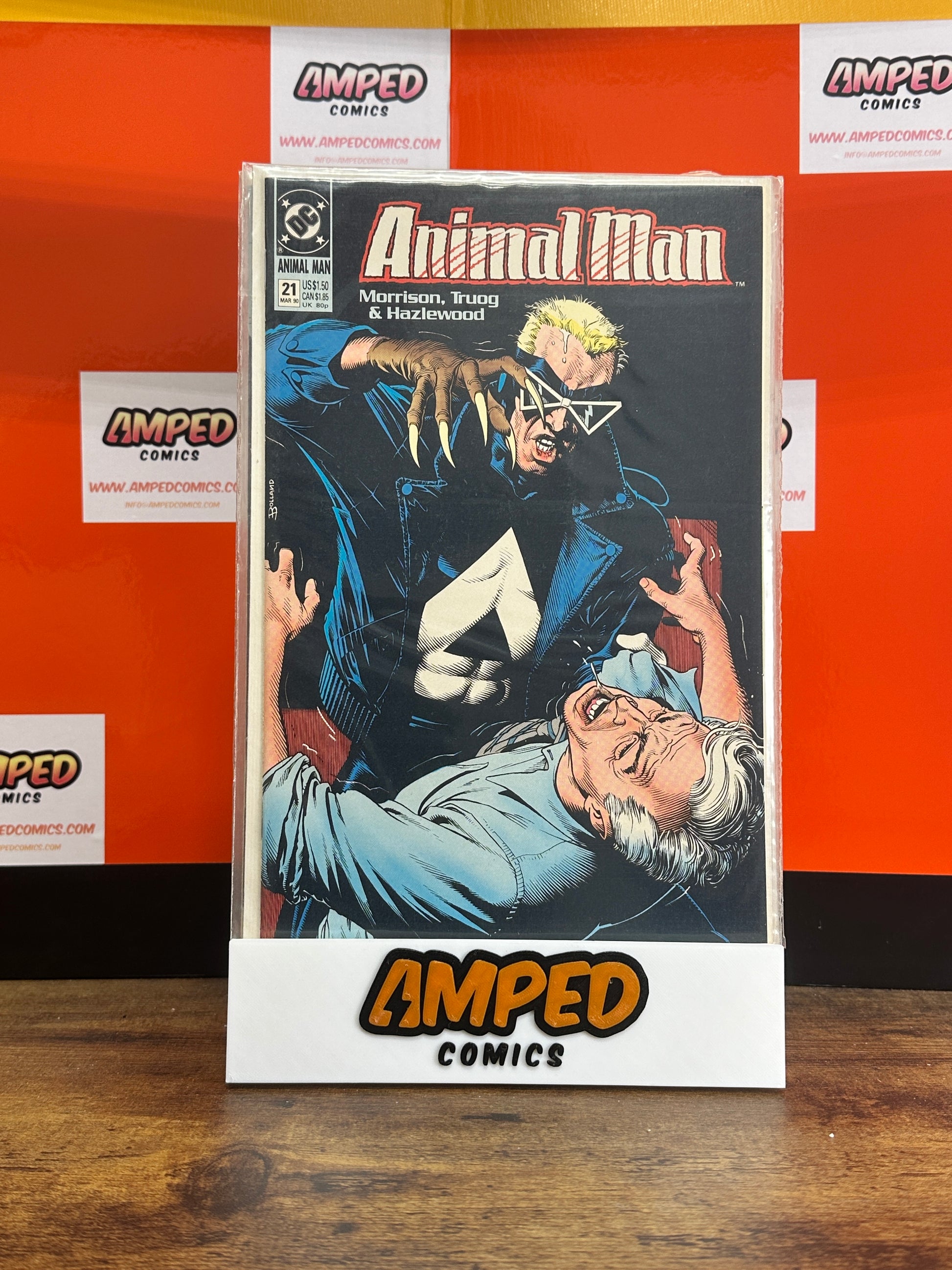 Animal Man 21 DC Comics 1990 Morrison, Truog Hazlewood