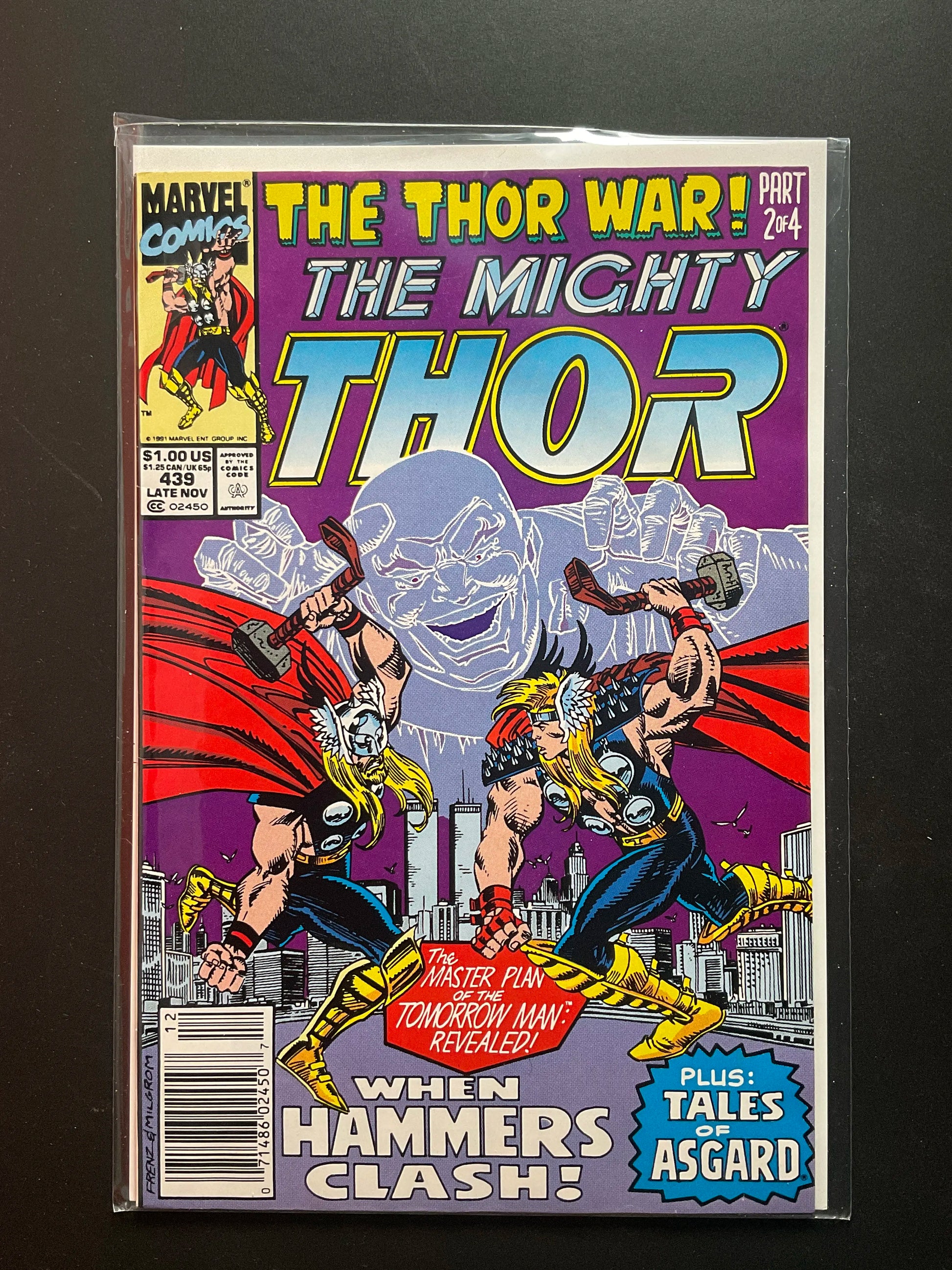 The Mighty Thor 439 Marvel Comics Late Nov 1991 Part 2 of 4