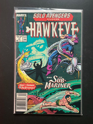 Solo Avengers 17 Marvel Comics Apr 1989 Hawkeye Sub-Mariner