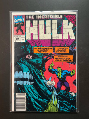 The Incredible Hulk 384 Marvel Comics August 1991 Infinity Gauntlet