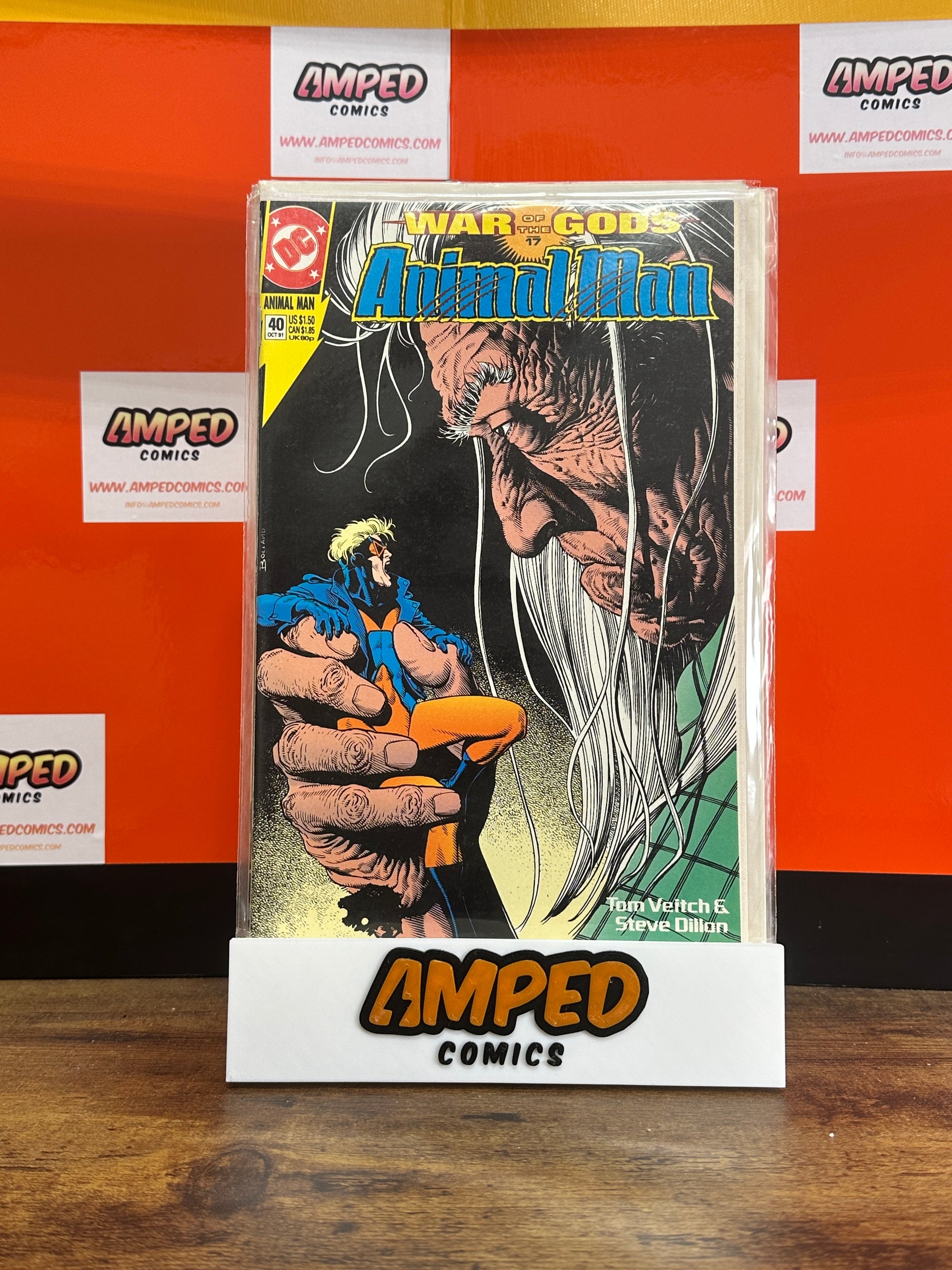 Animal Man 40 DC Comics Oct 1991 War of the Gods Tie-In
