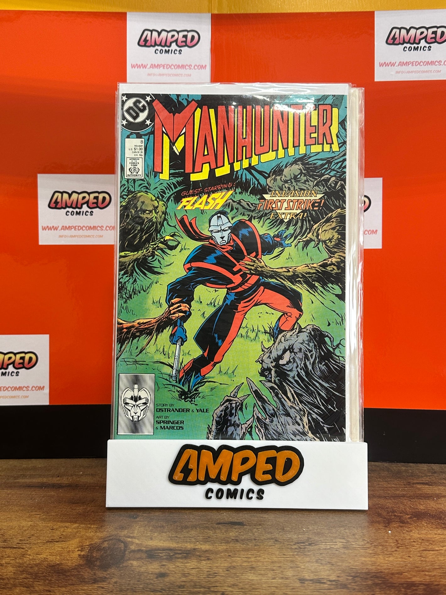 Manhunter 8 DC Comics 1988 Guest-Starring Flash