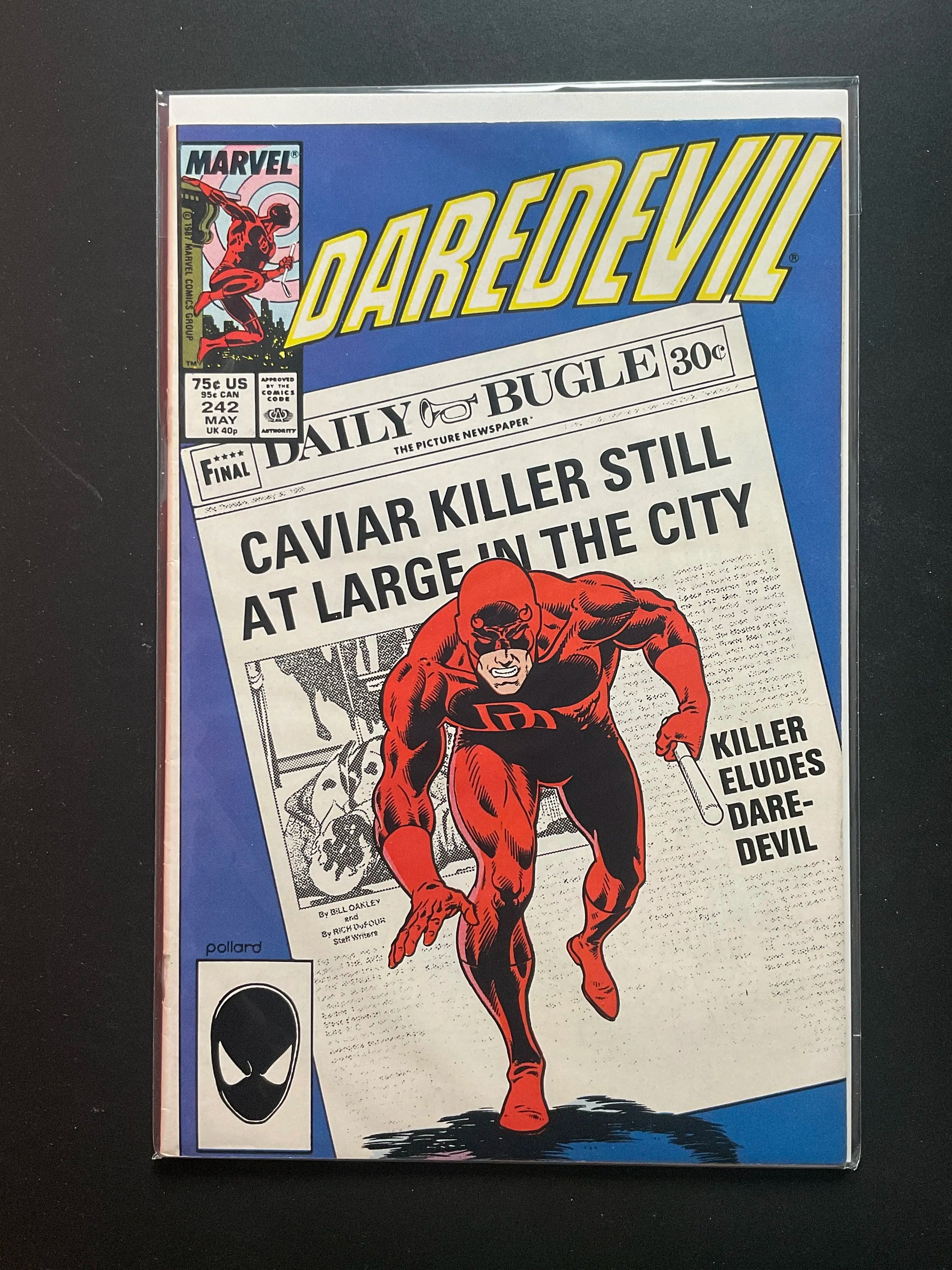 Daredevil 242 Marvel Comics May 1987