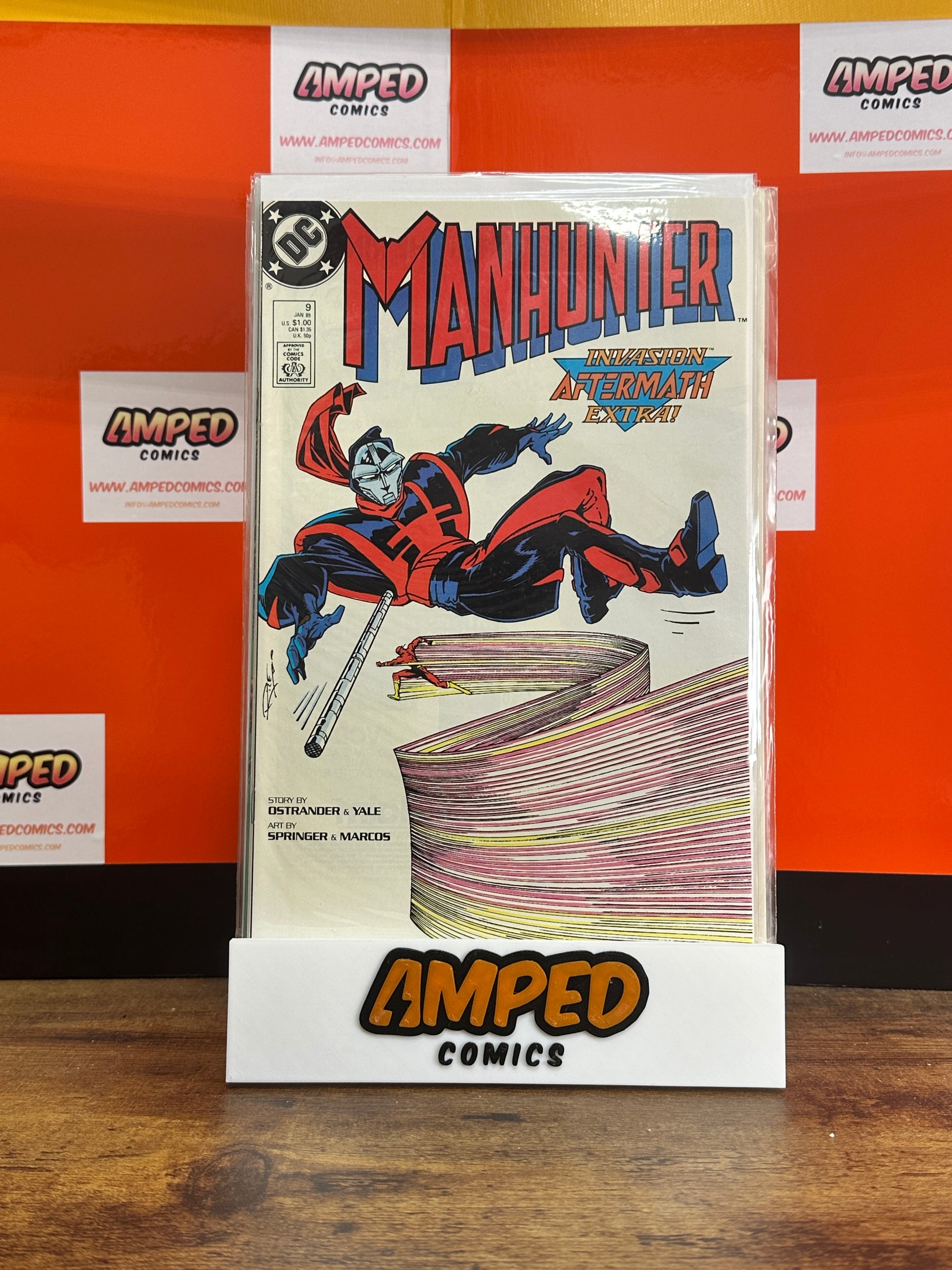 Manhunter 9 DC Comics 1989 Invasion Aftermath Extra