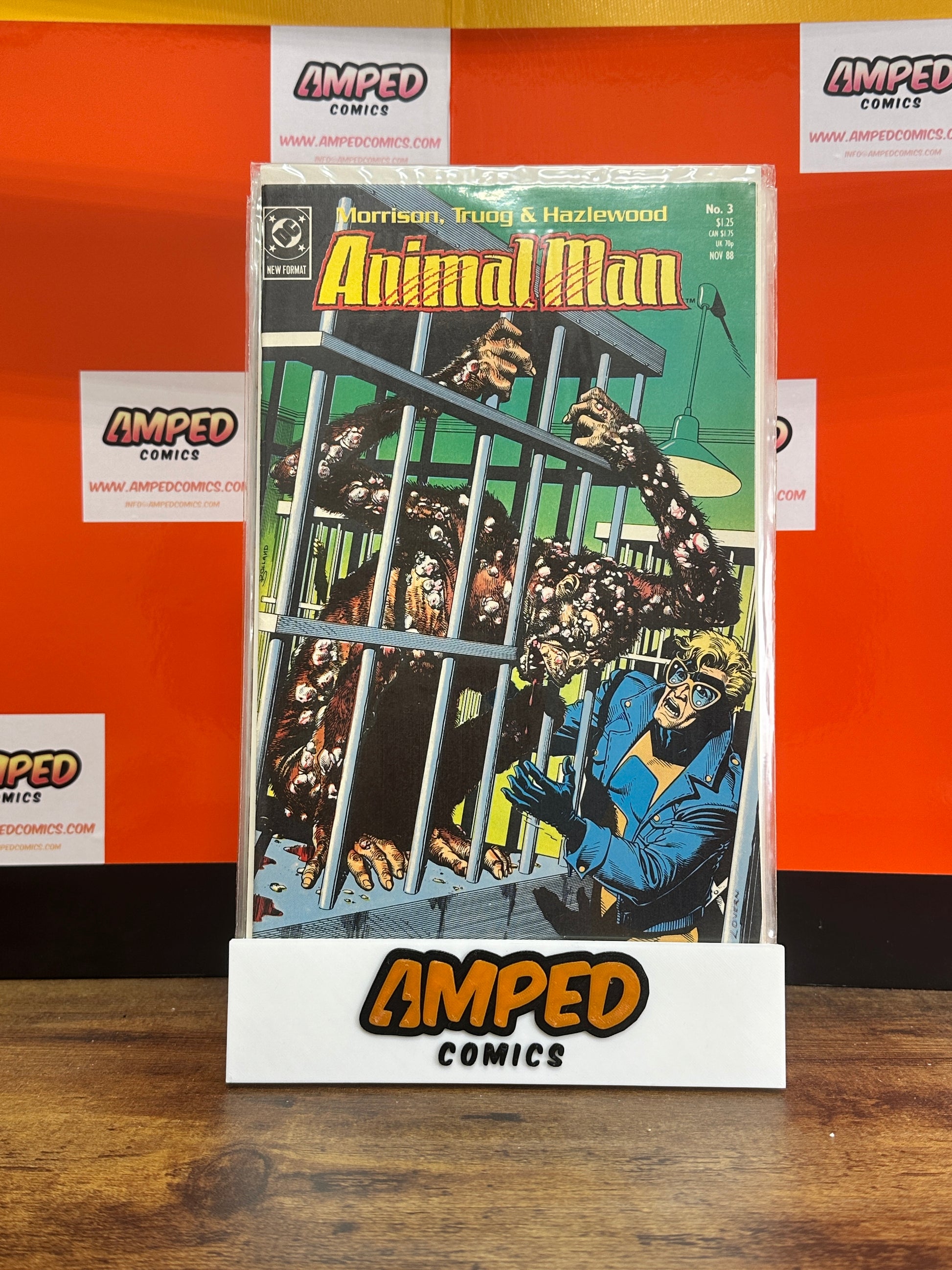 Animal Man 3 DC Comics Nov 1988 Morrison, Truog Hazlewood