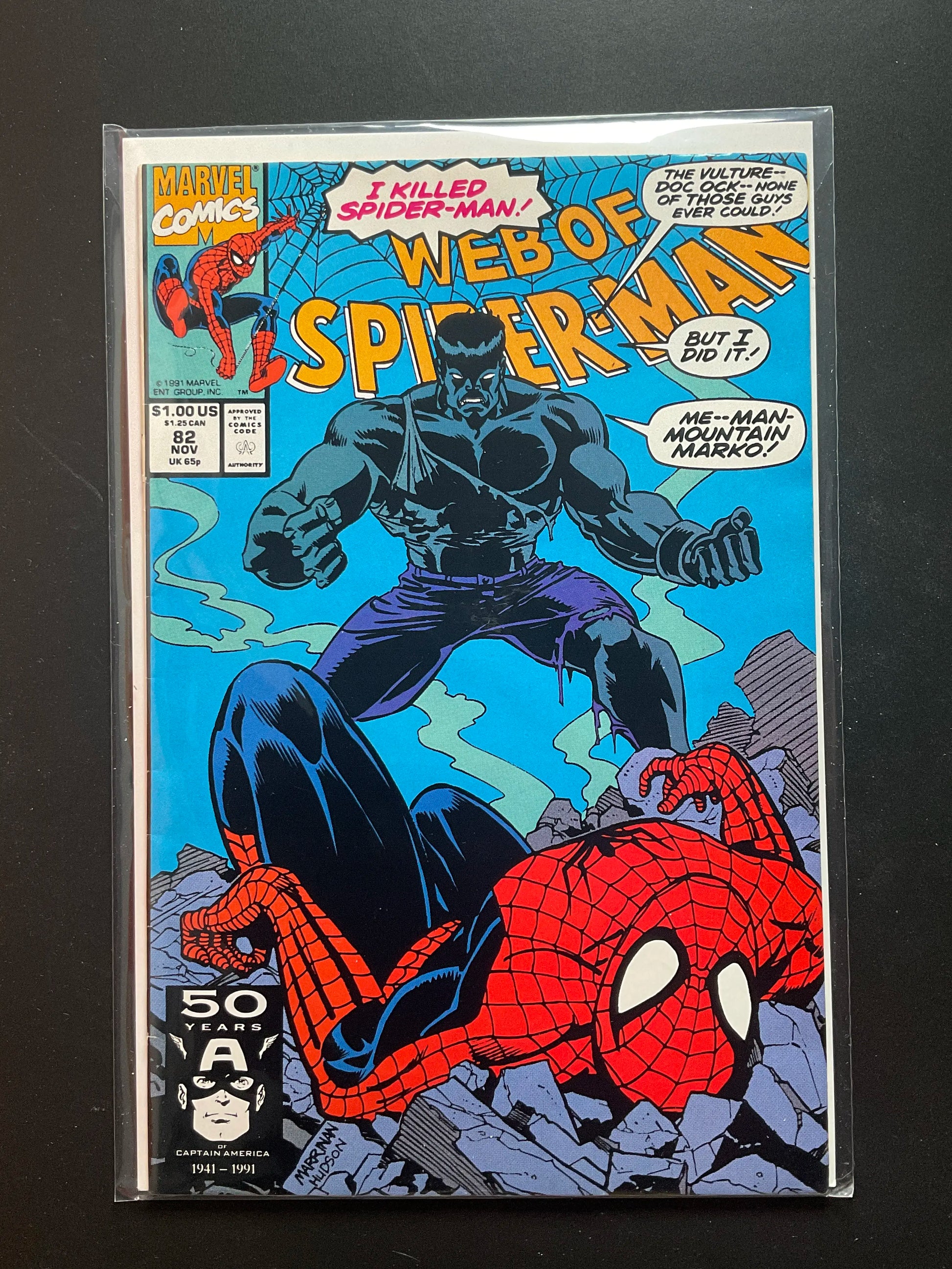 Web of Spider-Man 82 Marvel Comics Nov 1991