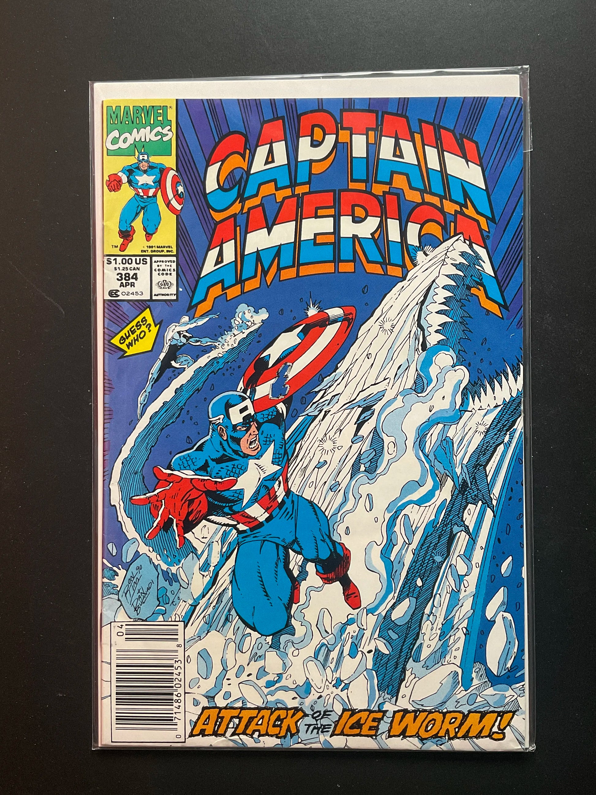 Captain America 384 Marvel Comics April 1991