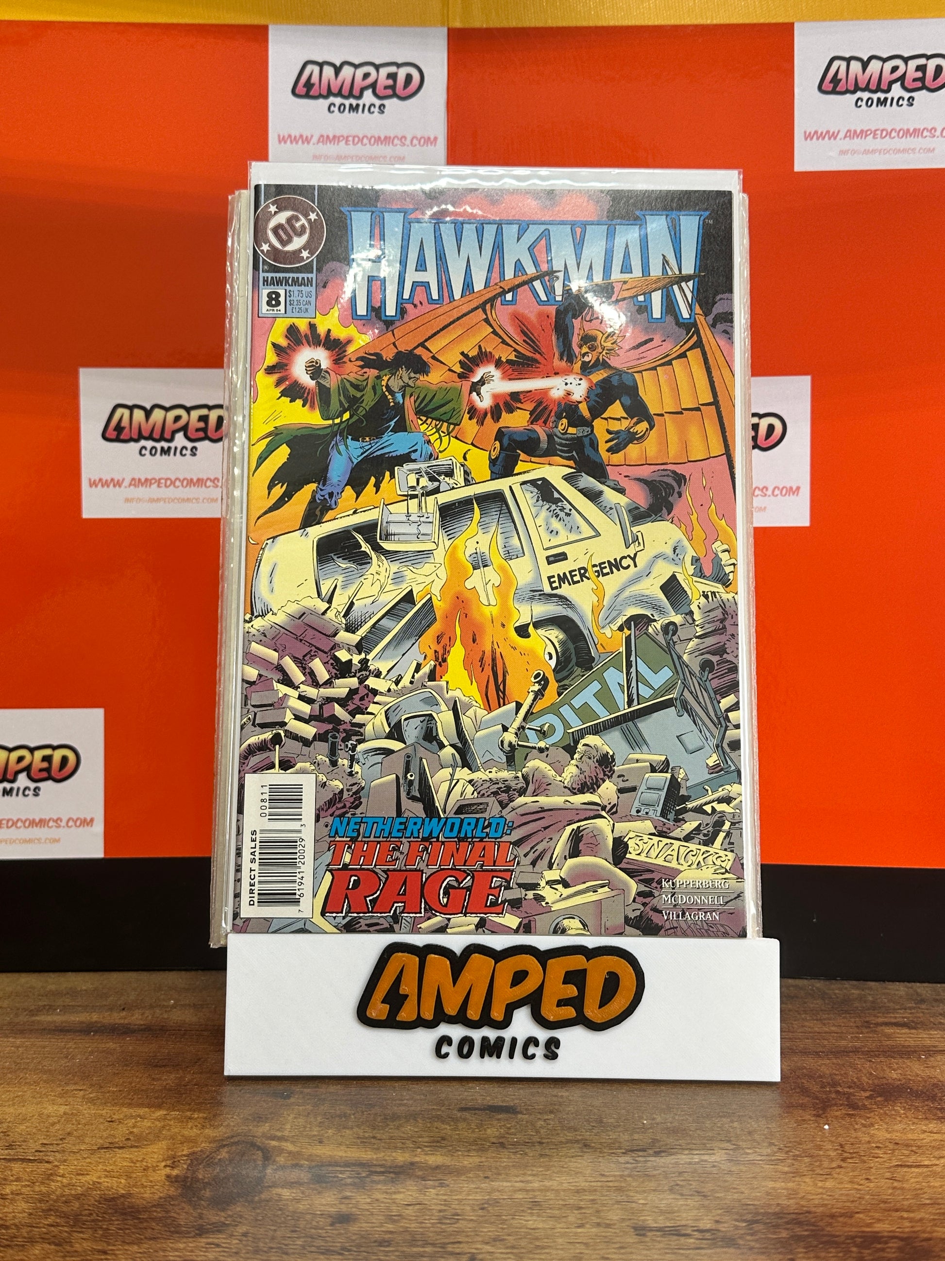 Hawkman 8 DC Comics 1994 Netherworld The Final Rage