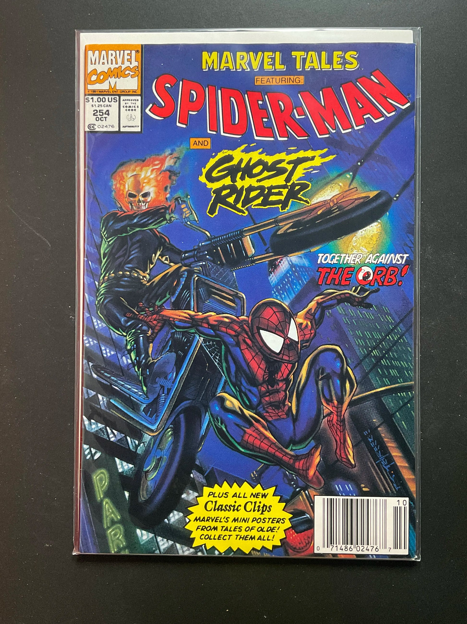 Marvel Tales 254 Spider-Man Ghost Rider (Oct 1991) Marvel Comics