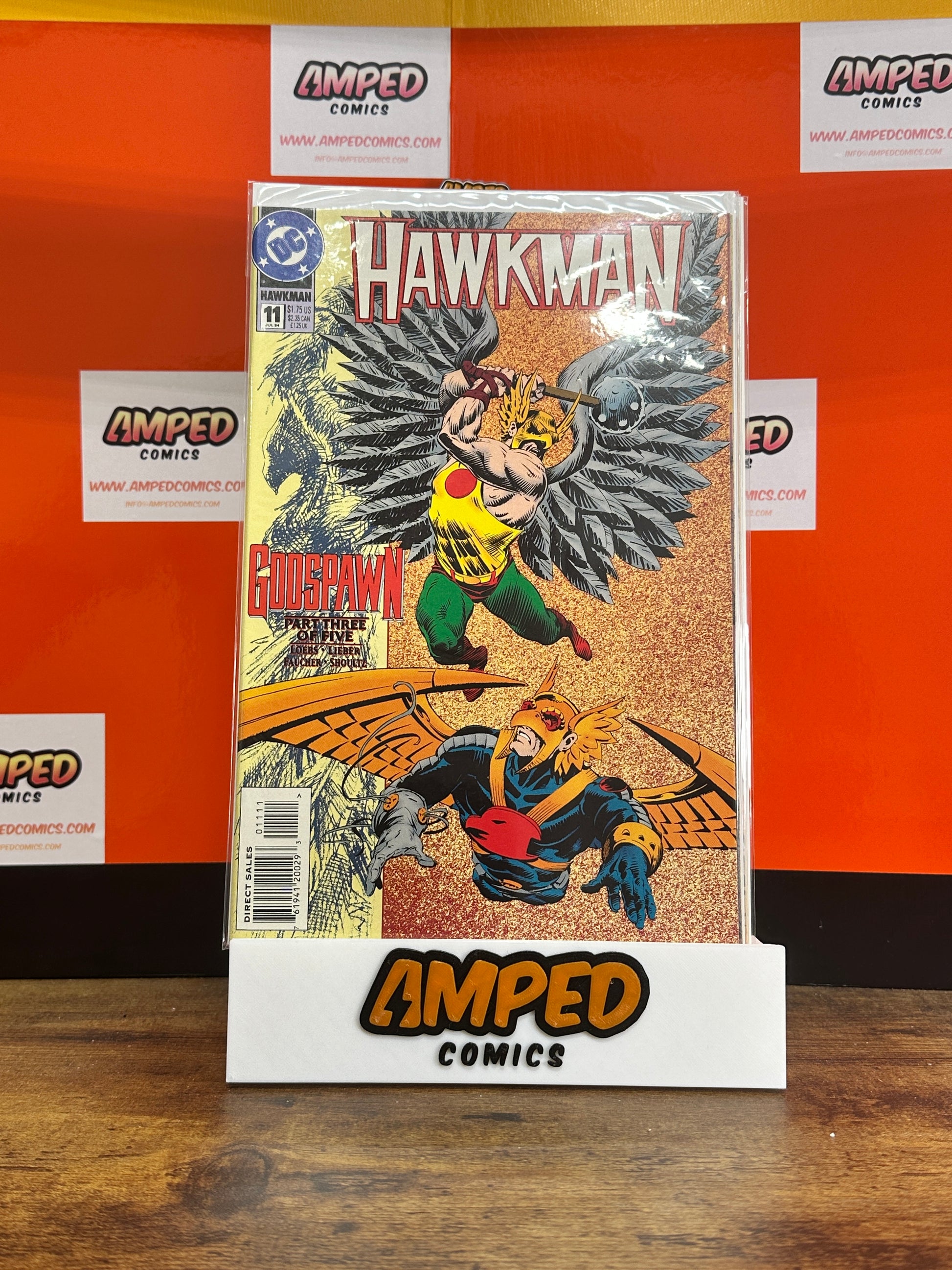 Hawkman 11 DC Comics 1994 Godspawn Part Three