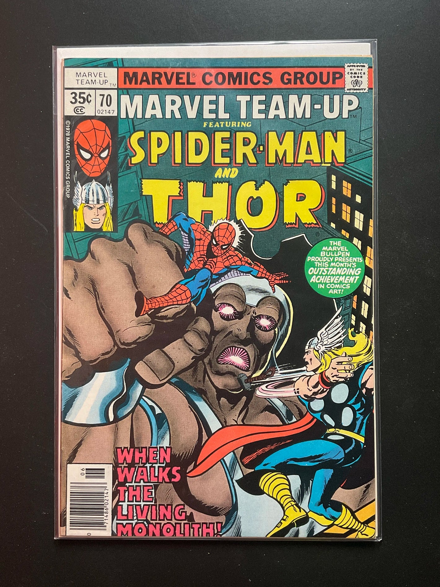 Marvel Team-Up 70 Spider-Man Thor Marvel Comics 1978