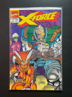 X-Force 1 Marvel Comics August 1991 Rob Liefeld Cover