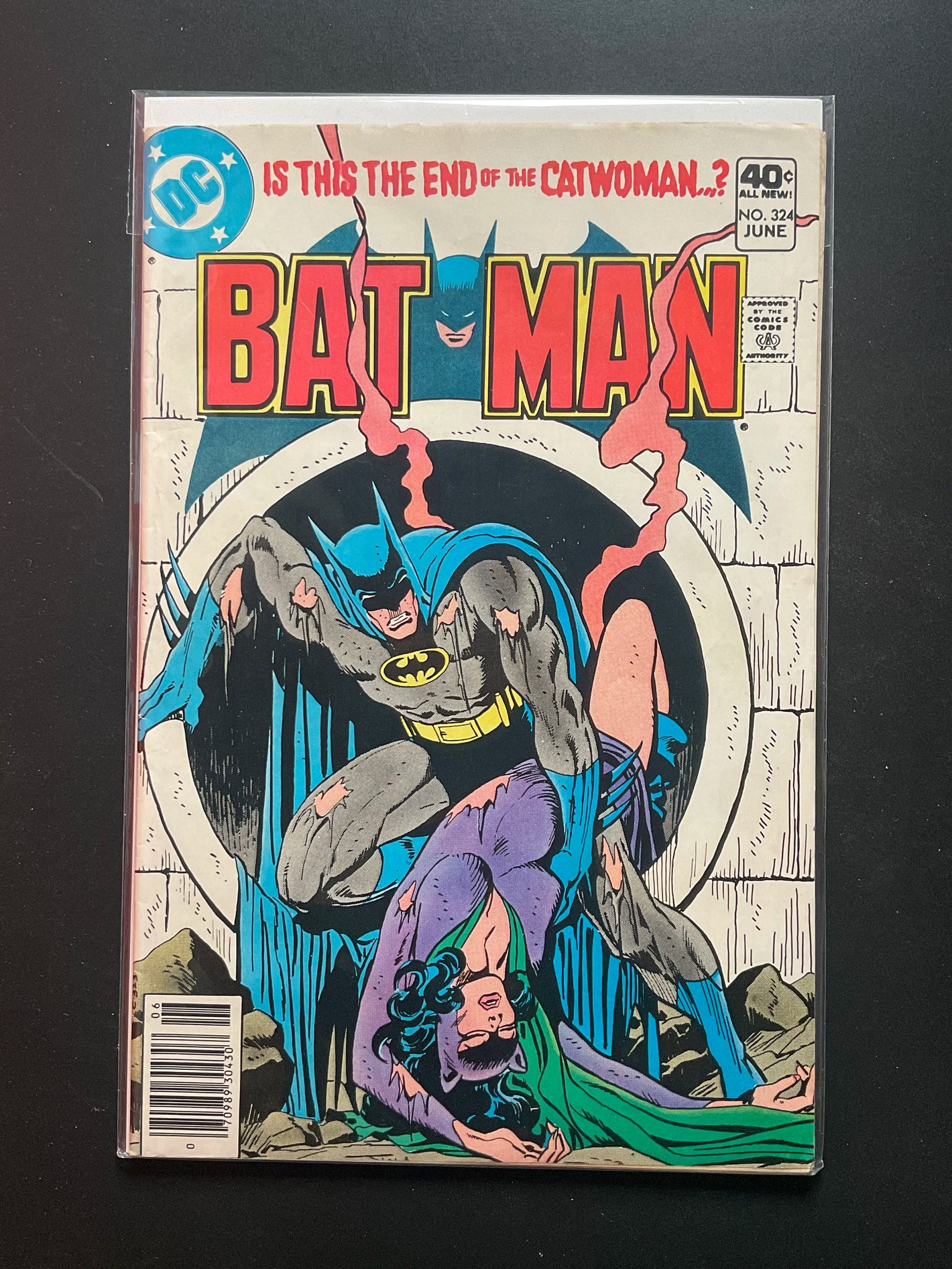 Batman 324 DC Comics June 1980 Catwoman Cover