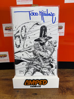 Spawn 50 Sketch Cover Signed by Todd McFarlane W/COA