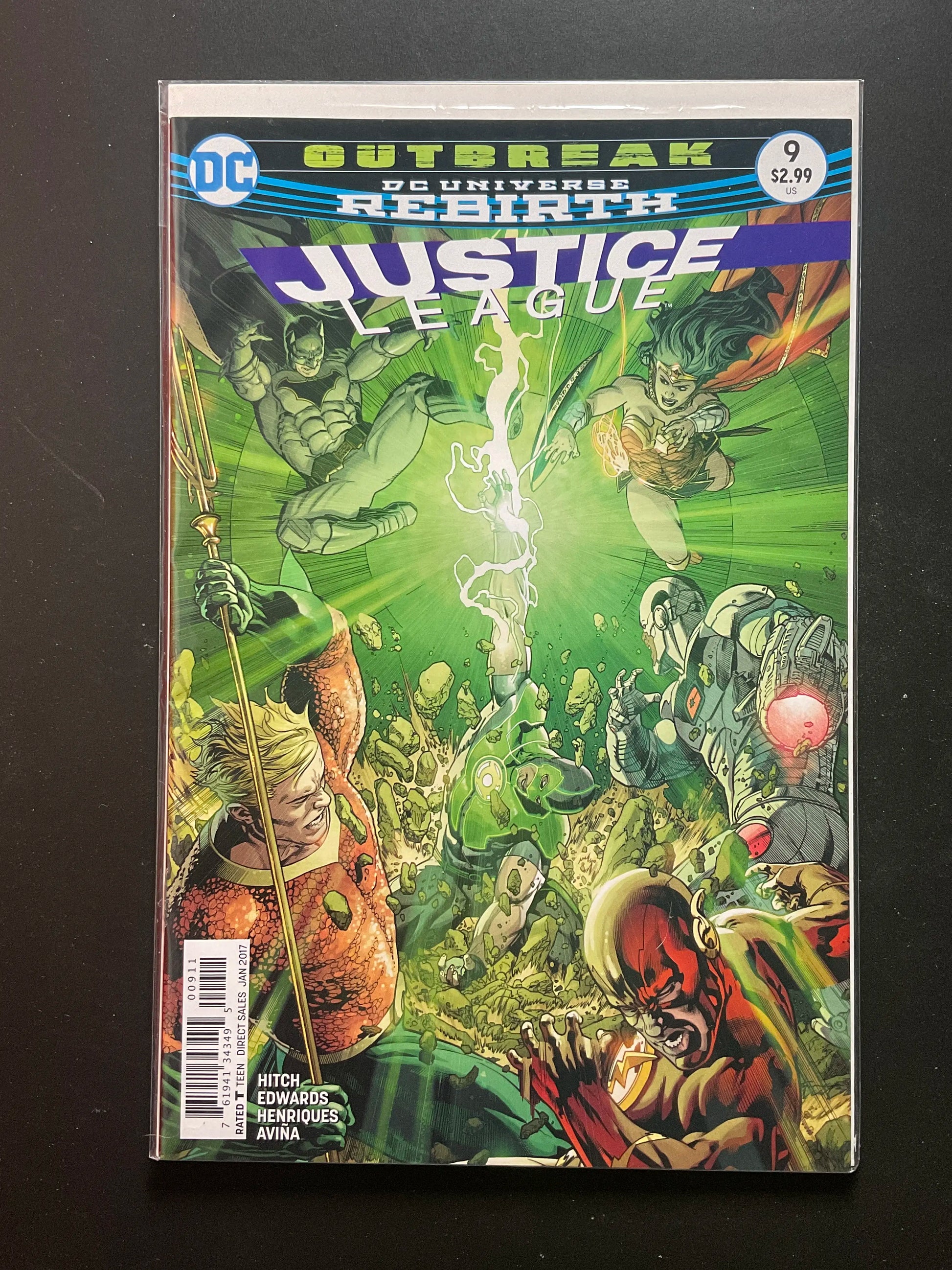 Justice League 9 DC Rebirth 2017 Outbreak Storyline