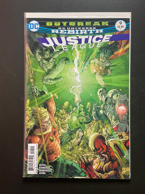 Justice League 9 DC Rebirth 2017 Outbreak Storyline