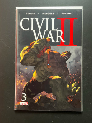 Civil War II 3 Marvel Comics 2016 Bendis Marquez Ponsor