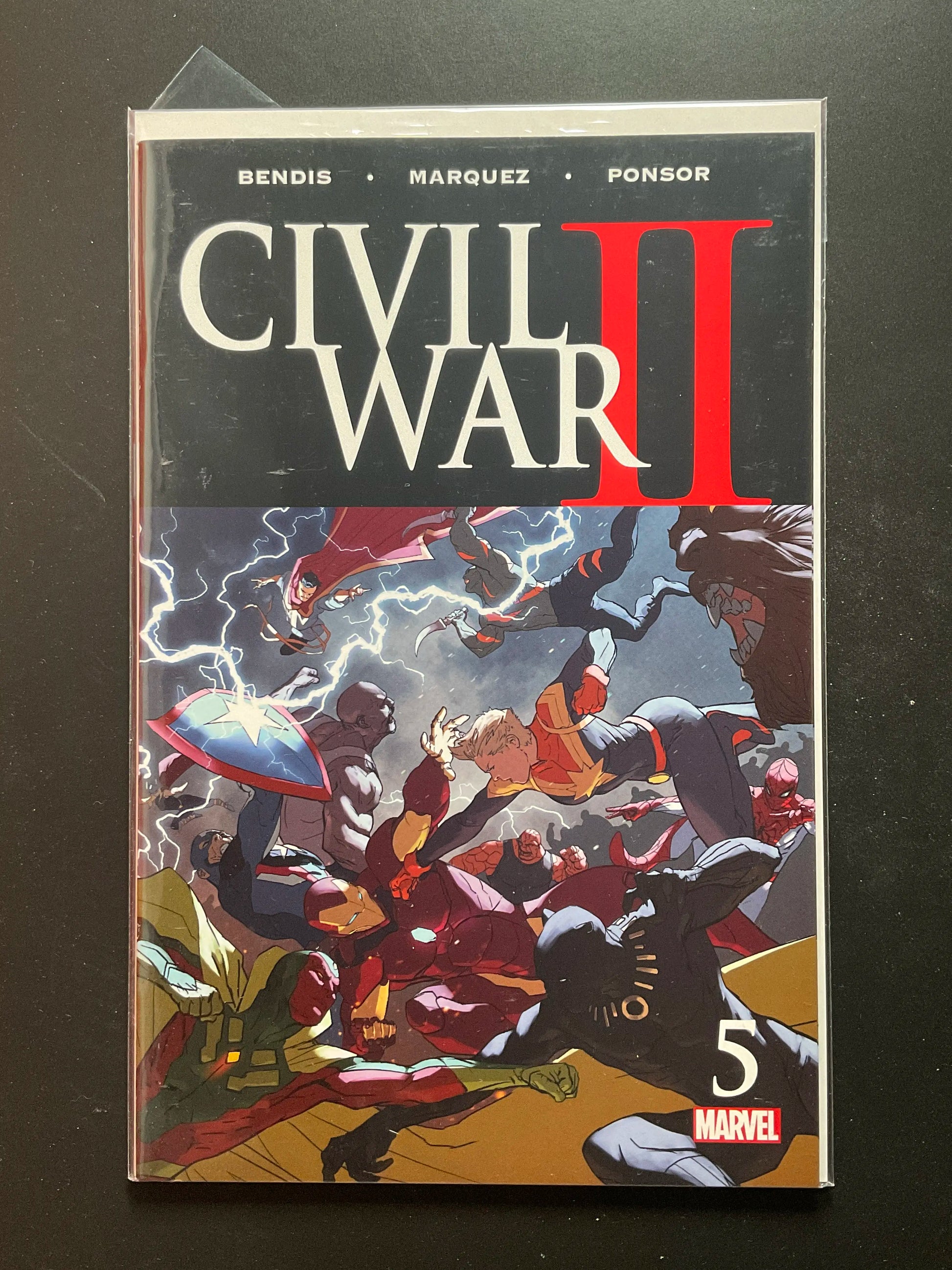 Civil War II 5 Marvel Comics 2016 Bendis Marquez Ponsor