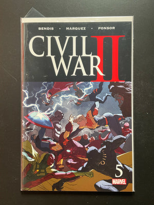 Civil War II 5 Marvel Comics 2016 Bendis Marquez Ponsor