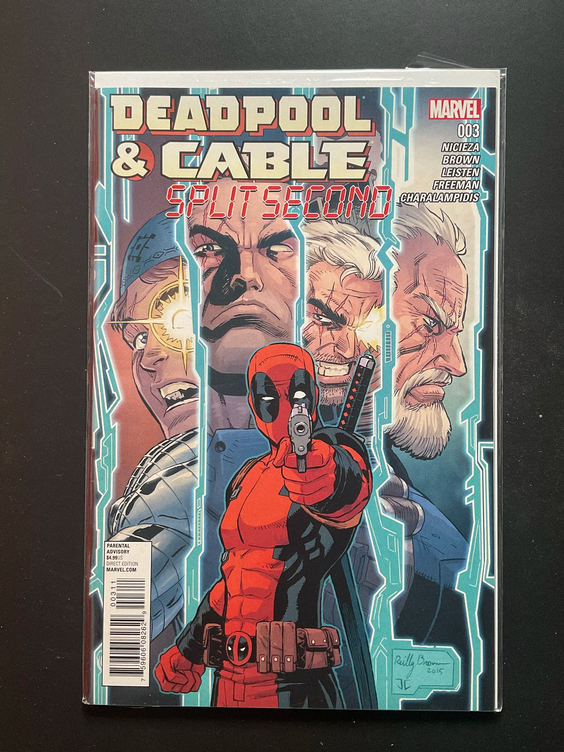 Deadpool Cable Split Second 3 Marvel 2015