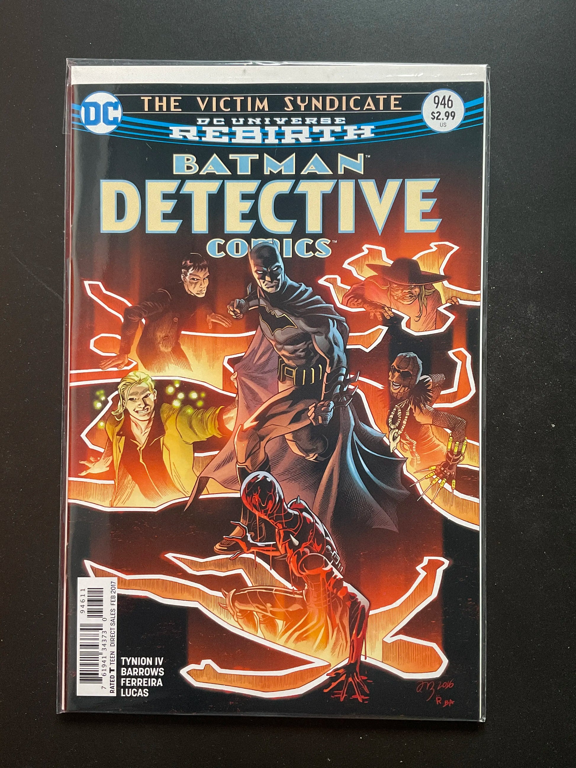 Detective Comics 946 DC Rebirth Feb 2017 Batman The Victim Syndicate