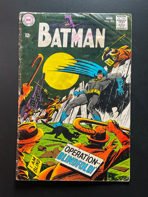 Batman 204 (Aug 1968, DC Comics) - Operation Blindfold LOW GRADE