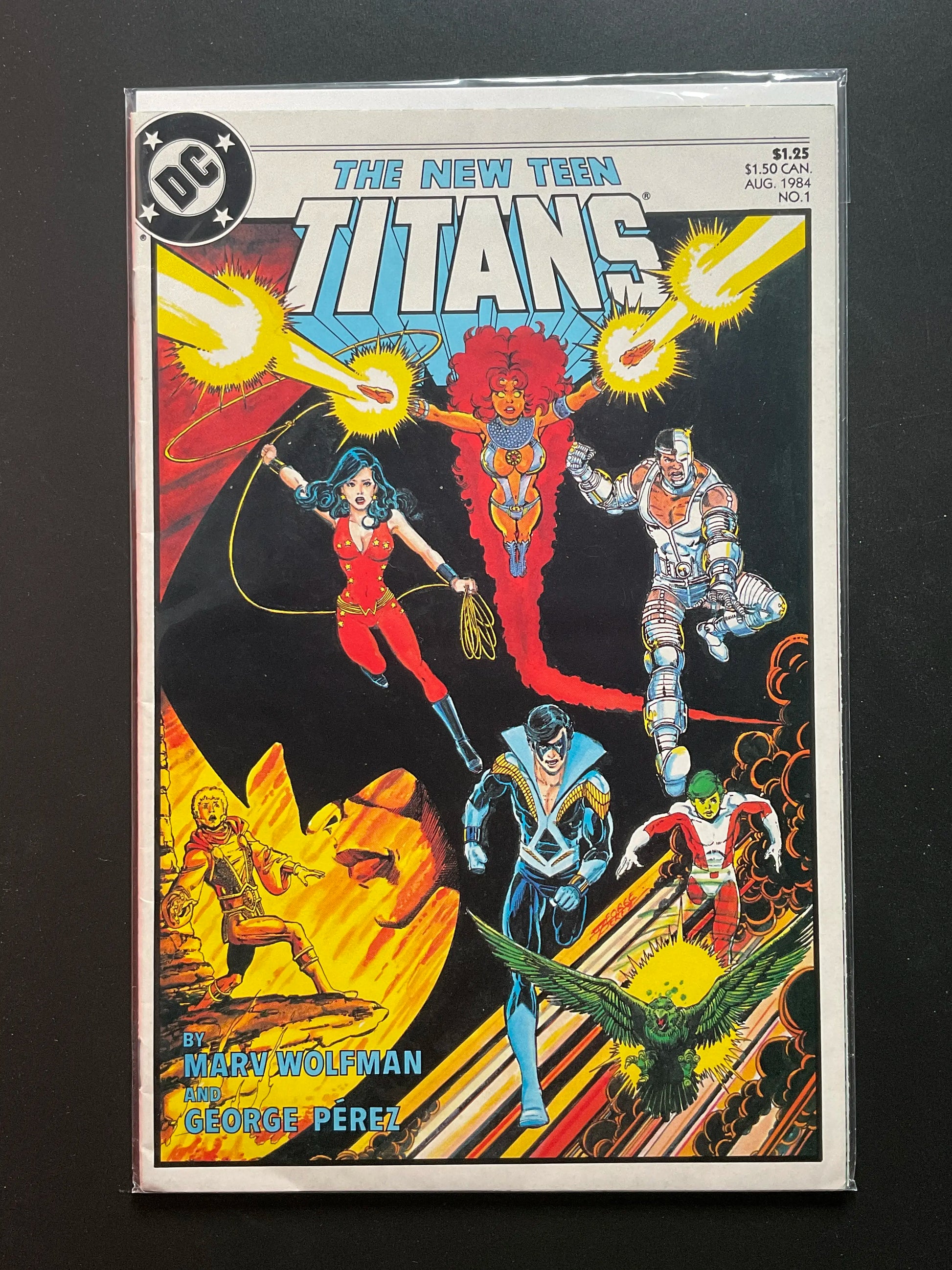 The New Teen Titans 1 Aug 1984 DC Comics by Wolfman Perez