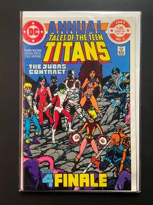 Tales of the Teen Titans Annual 3 DC Comics 1984 Judas Contract Finale
