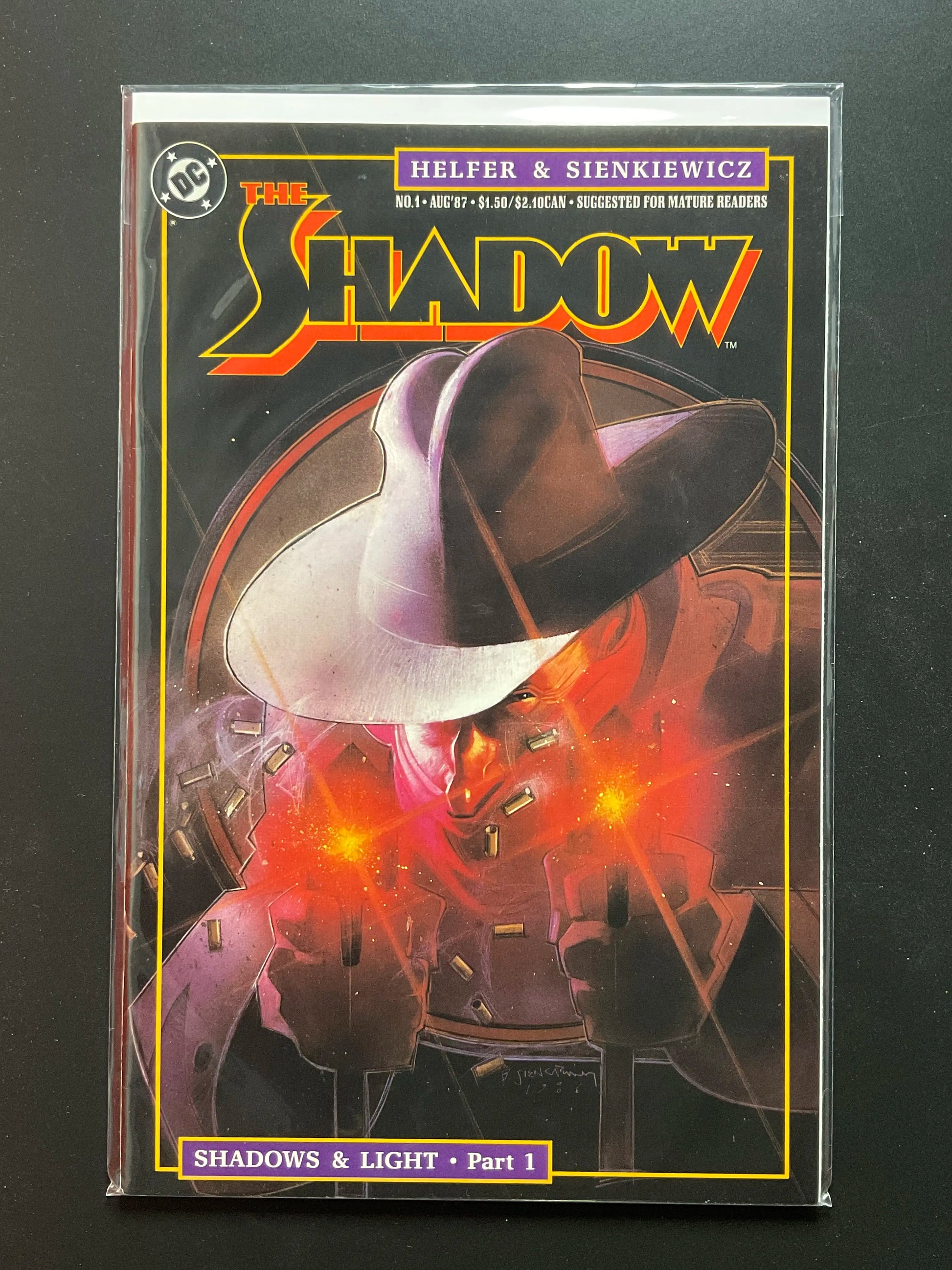 The Shadow 1 (Aug 1987) DC Comics Helfer Sienkiewicz