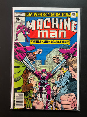 Machine Man 7 Marvel Comics 1978 Jack Kirby Cover Art