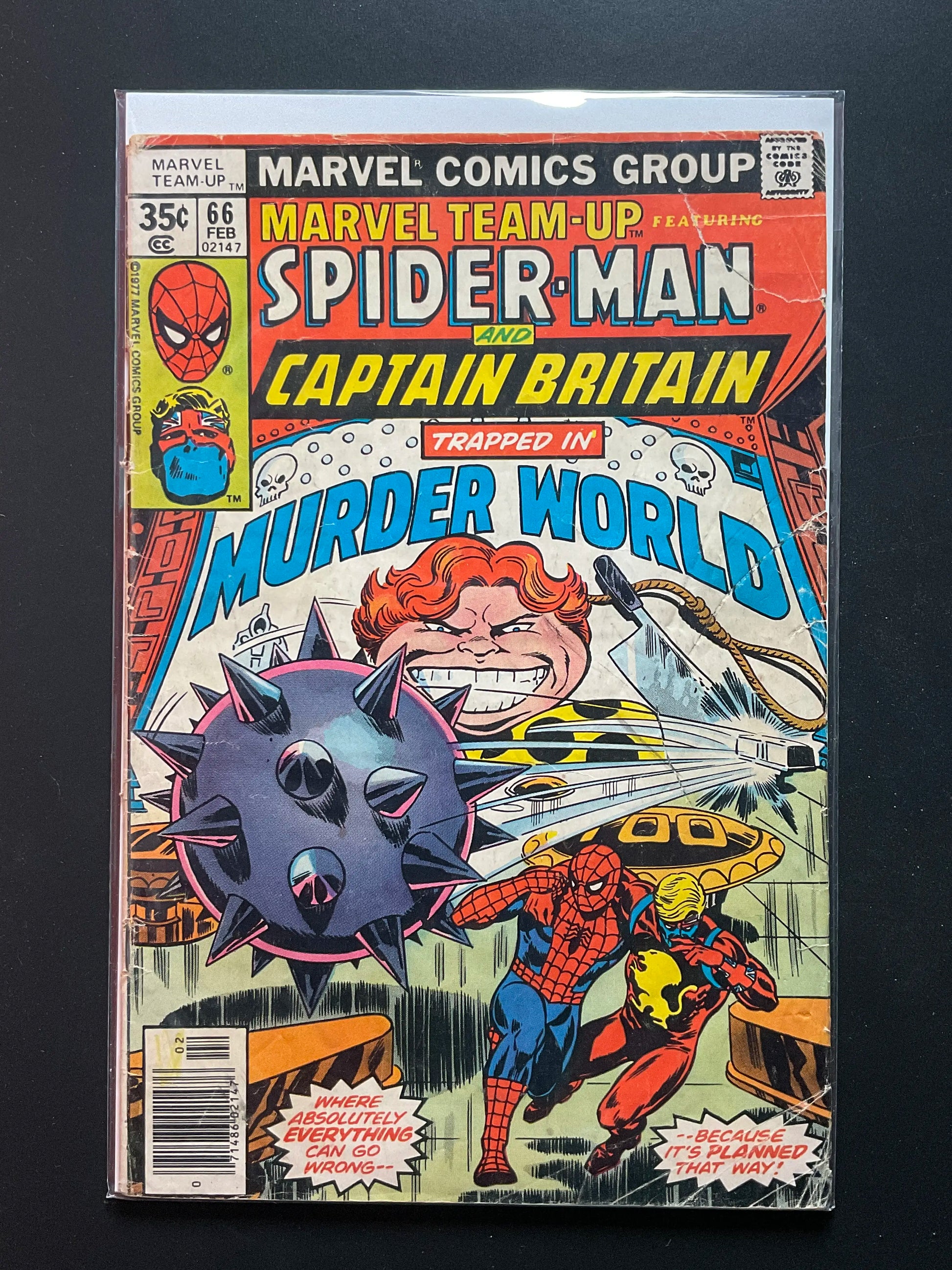 Marvel Team-Up 66 Spider-Man Captain Britain Feb 1978 Marvel Comics