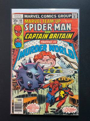 Marvel Team-Up 66 Spider-Man Captain Britain Feb 1978 Marvel Comics