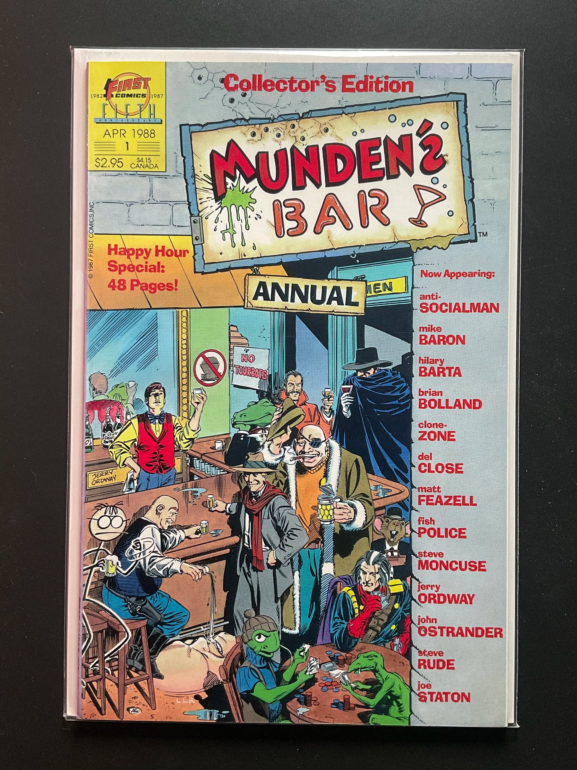 Mundens Bar Annual 1 (1988) First Comics Collectors Edition