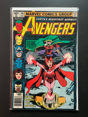 The Avengers 186 Marvel Comics August 1979 Scarlet Witch Modred
