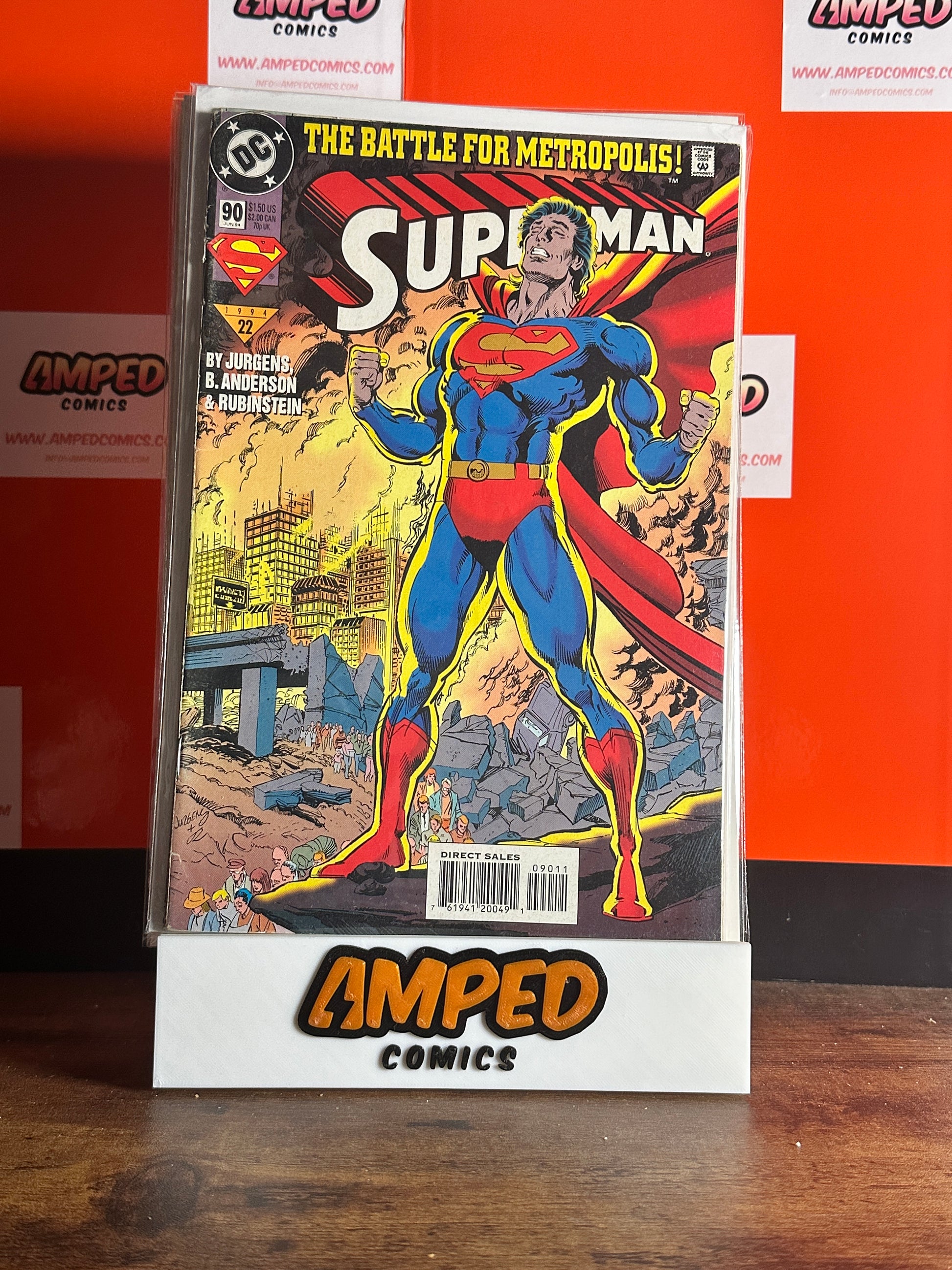 Superman 90 DC Comics 1994 The Battle for Metropolis