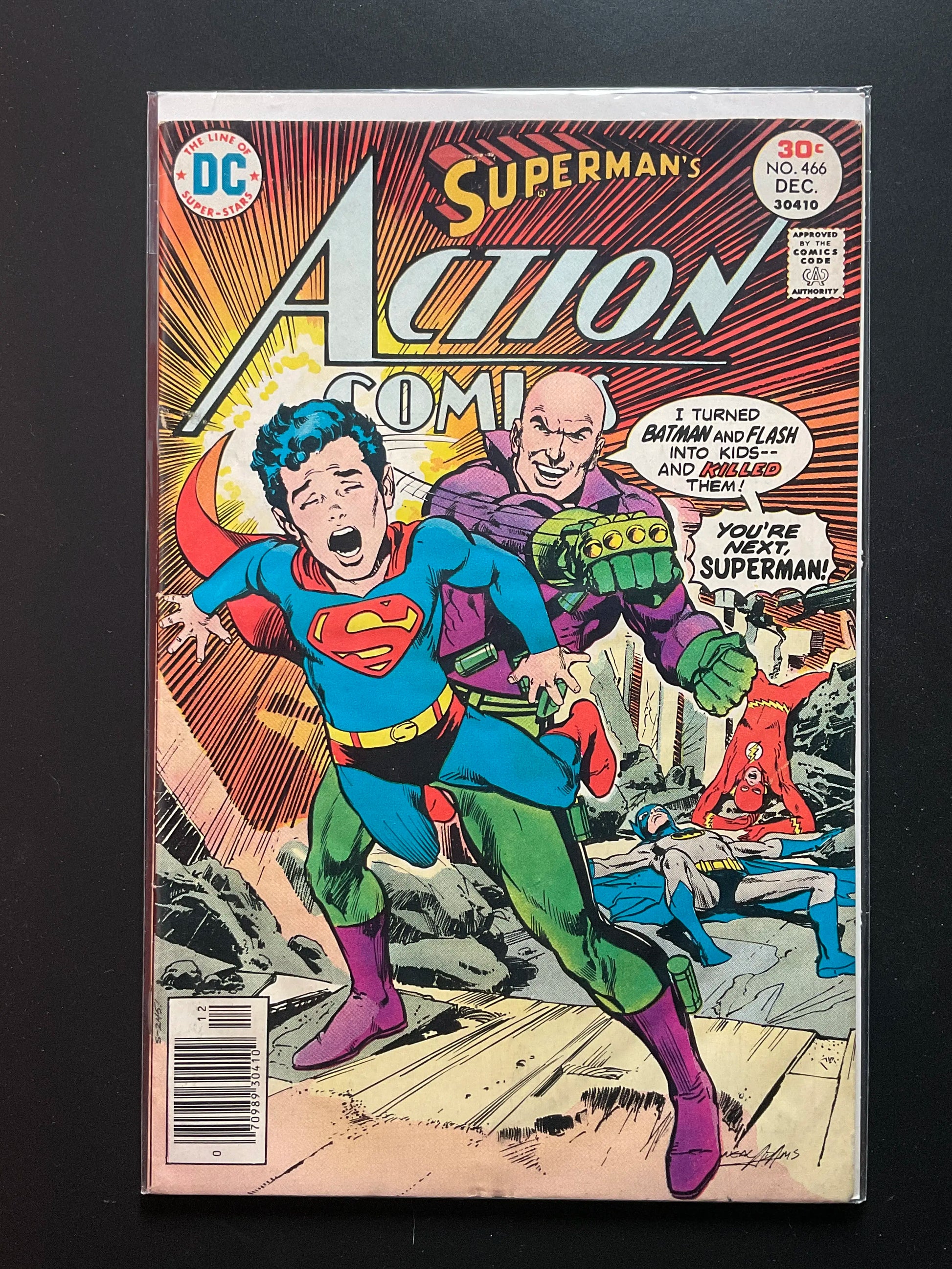 Action Comics 466 DC Comics Dec 1976 Superman Lex Luthor