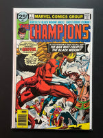 The Champions 7 Marvel Comics Aug 1976 Black Widow Hercules Ghost Rider