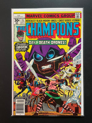 The Champions 15 Marvel Comics 1977 Day of the Death-Drones