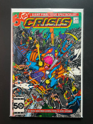 Crisis on Infinite Earths 12 DC Comics Mar 1986 Final Issue