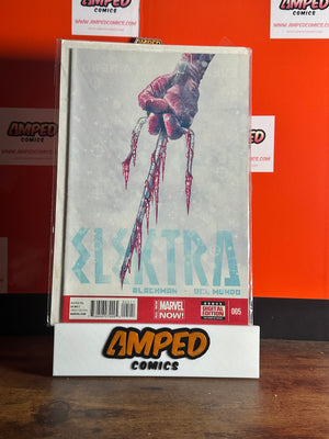 Elektra 5 Marvel Comics 2014 Blackman Del Mundo Cover