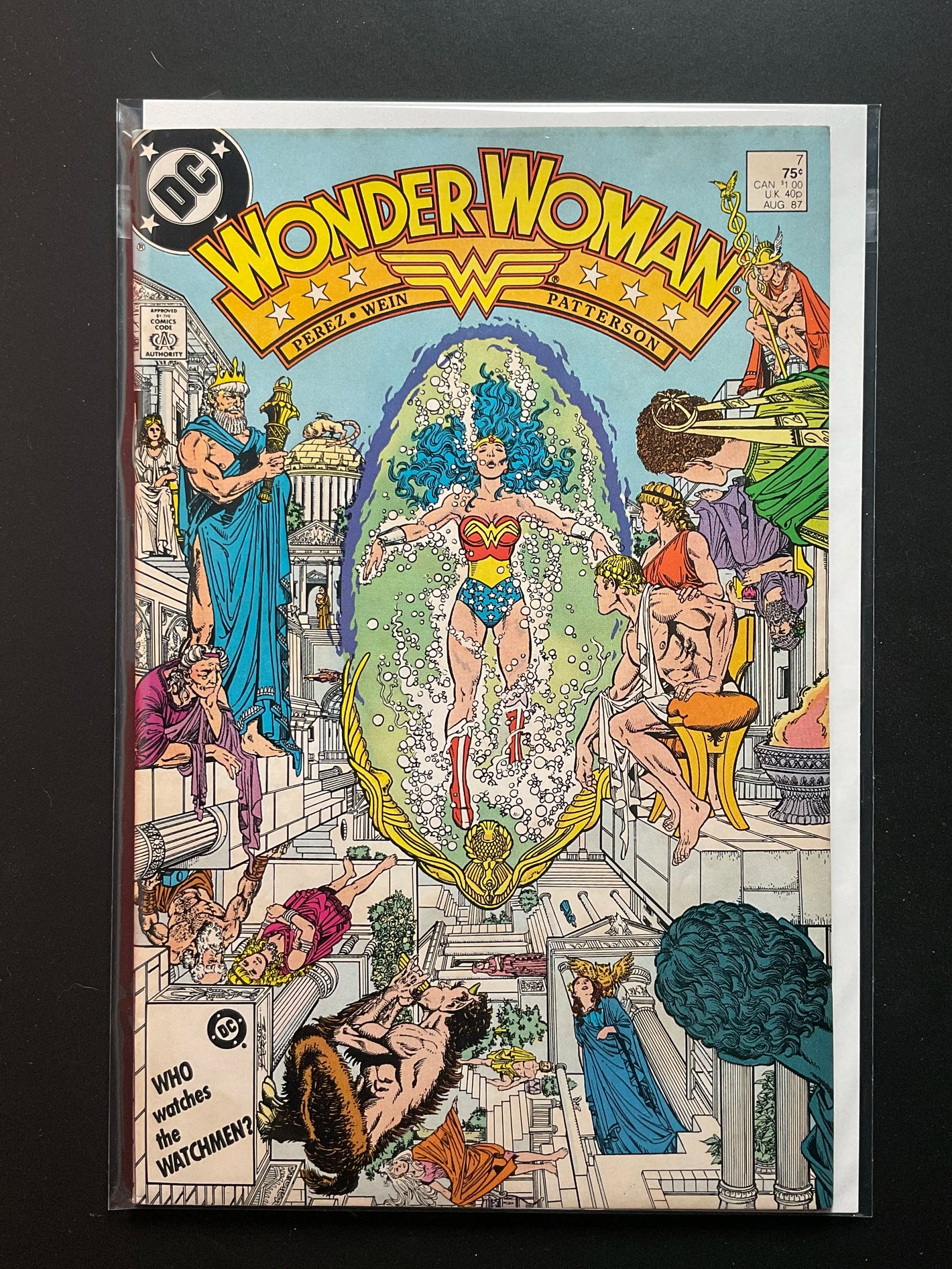 Wonder Woman 7 (Aug 1987, DC Comics) George Perez Cover