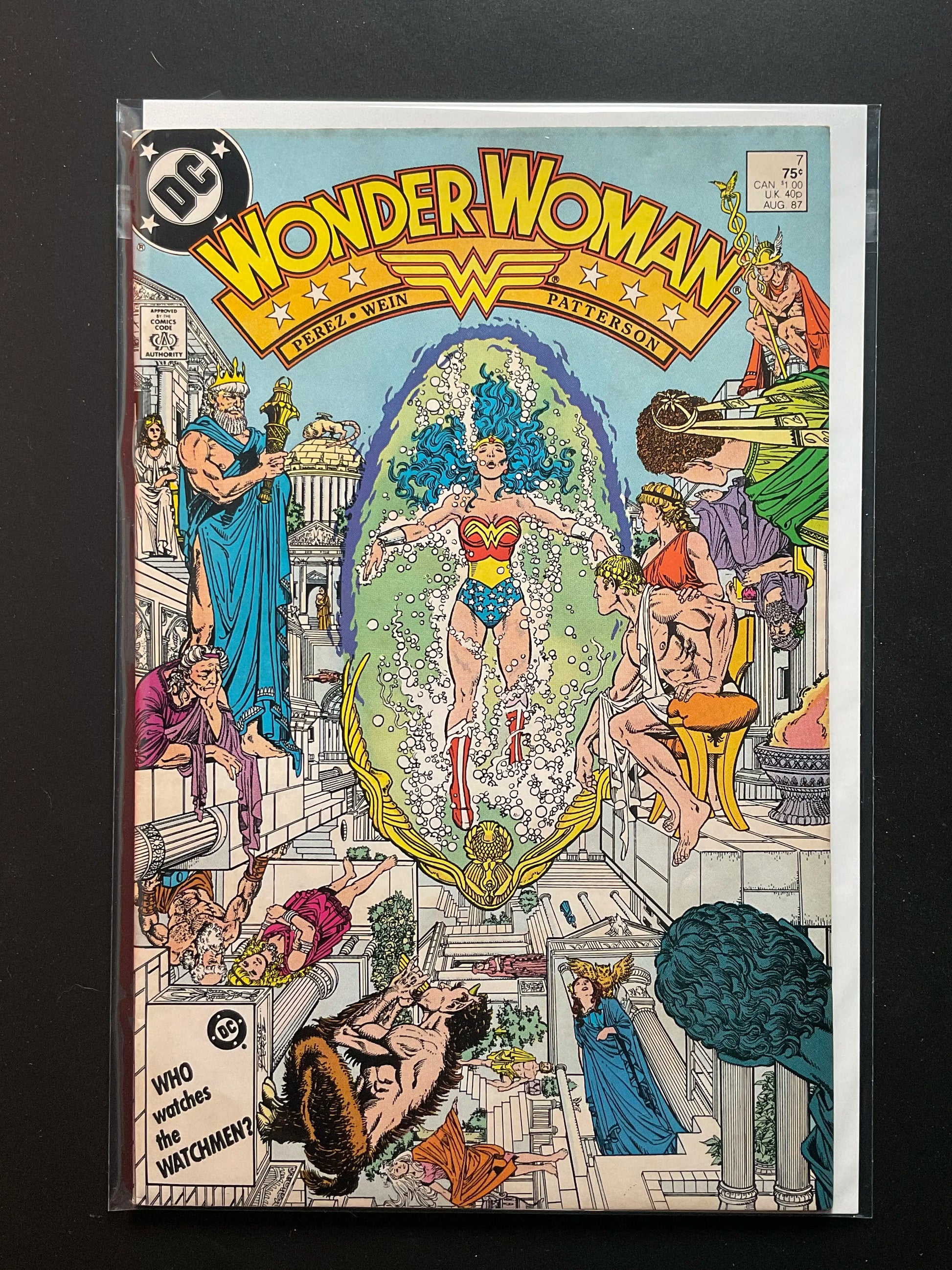Wonder Woman 7 (Aug 1987, DC Comics) George Perez Cover
