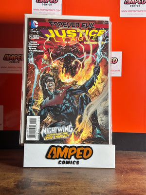 Justice League 25 Forever Evil DC Comics 2014 Nightwing Crime Syndicate