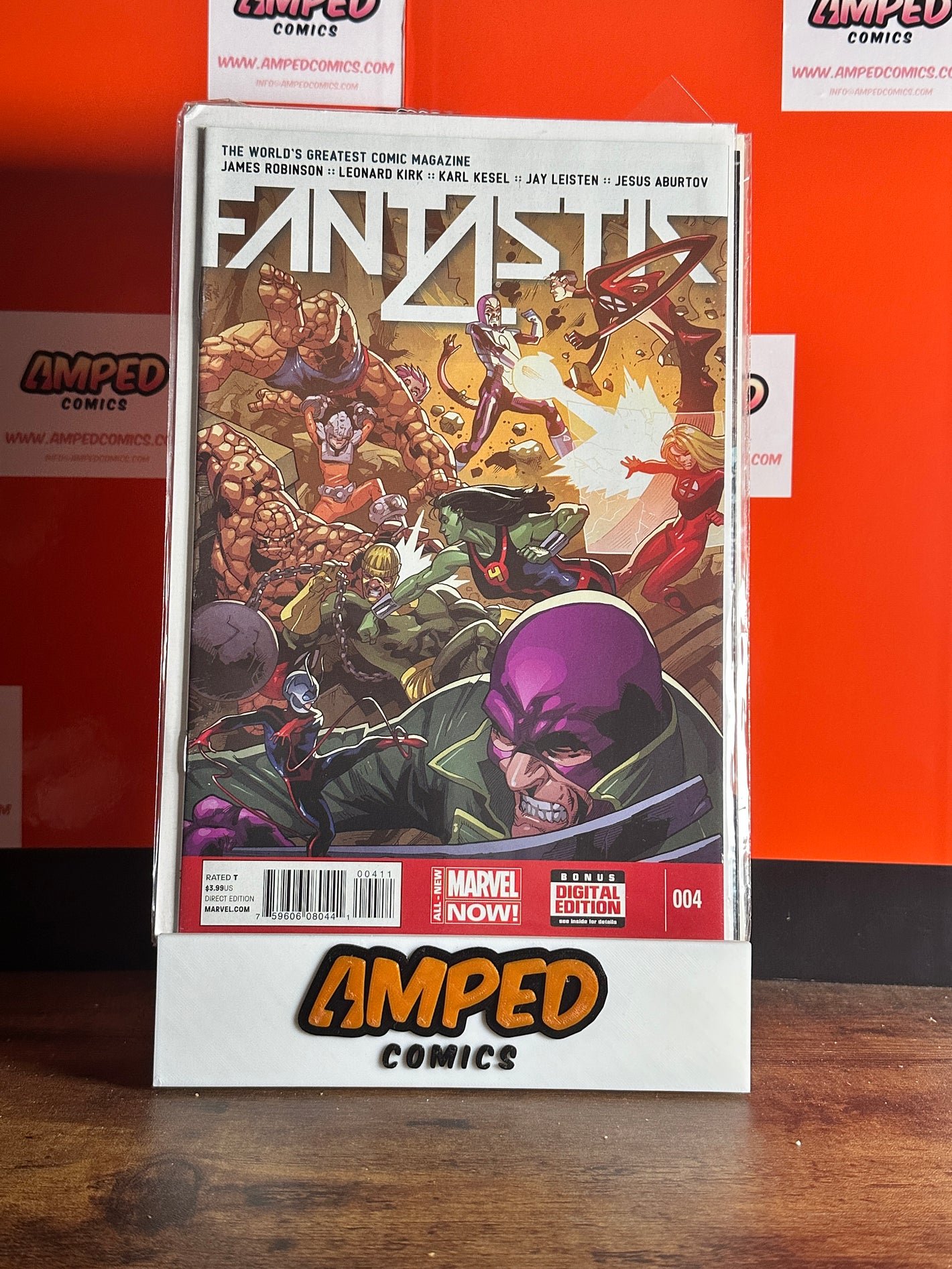 Fantastic Four 4 Marvel NOW 2014 James Robinson Leonard Kirk