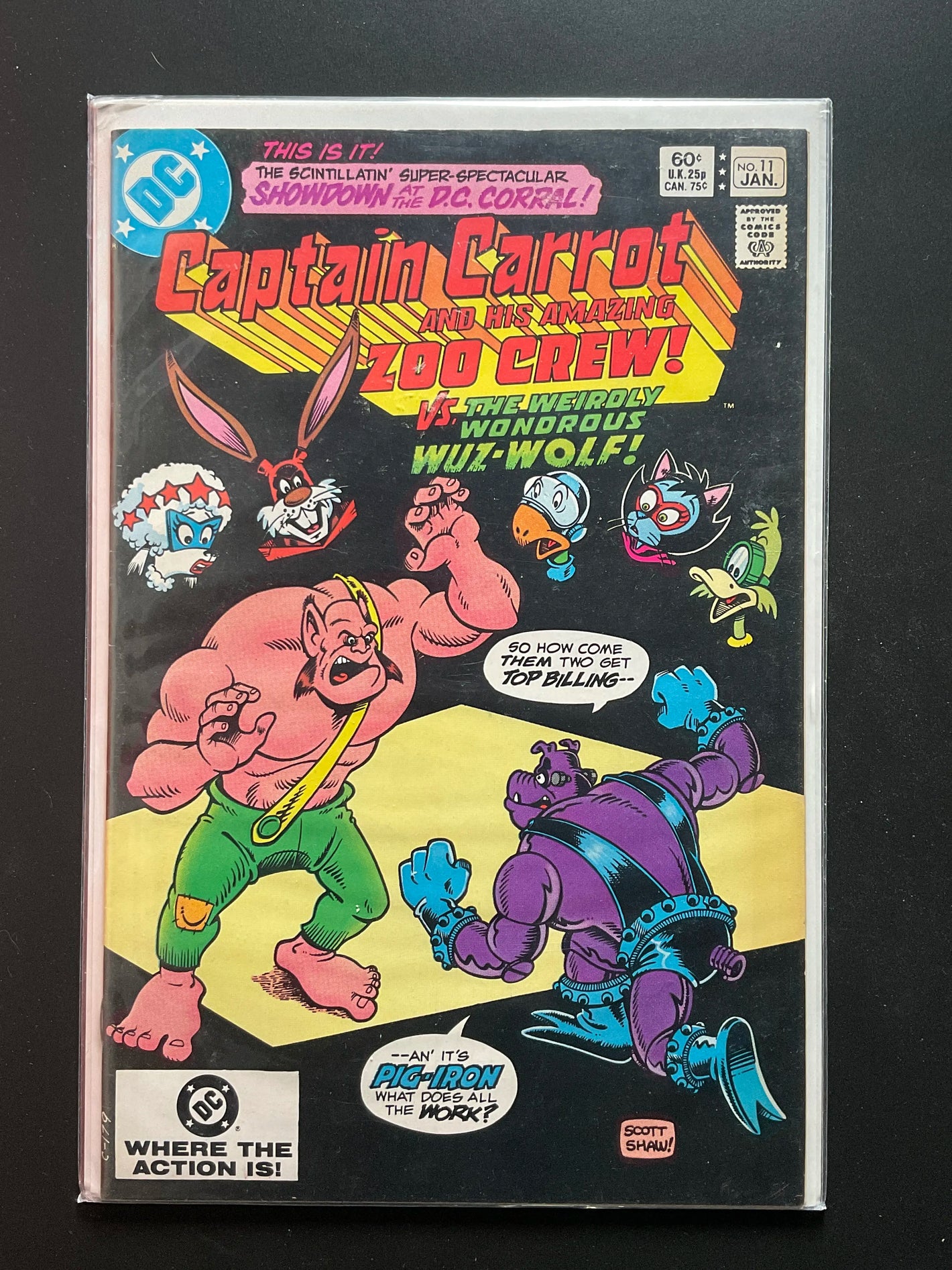 Captain Carrot and His Amazing Zoo Crew 11 DC Comics Jan 1983