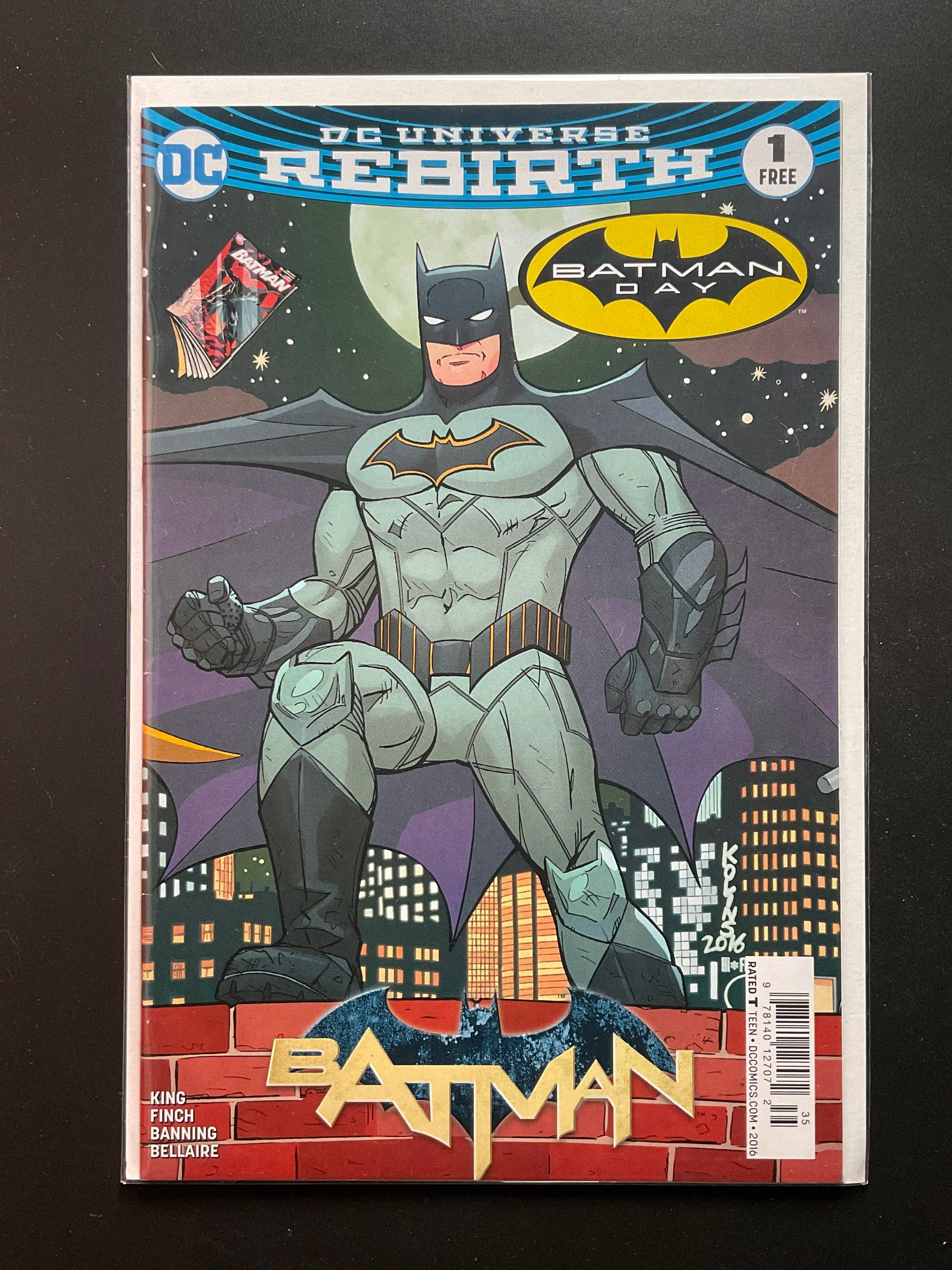 Batman 1 DC Universe Rebirth Batman Day Special Edition 2016