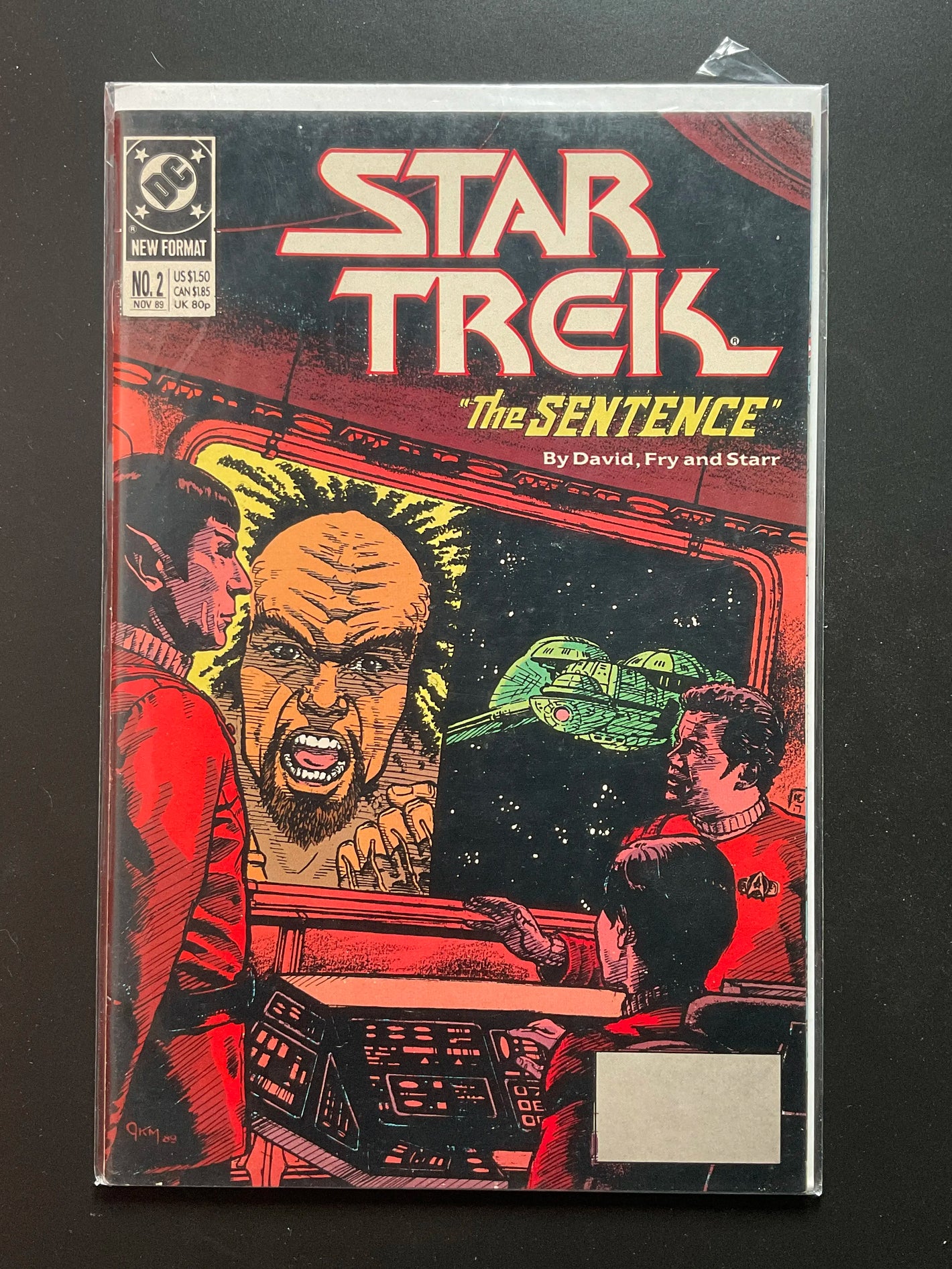 Star Trek 2 DC Comics Nov 1989 The Sentence by David Fry Starr