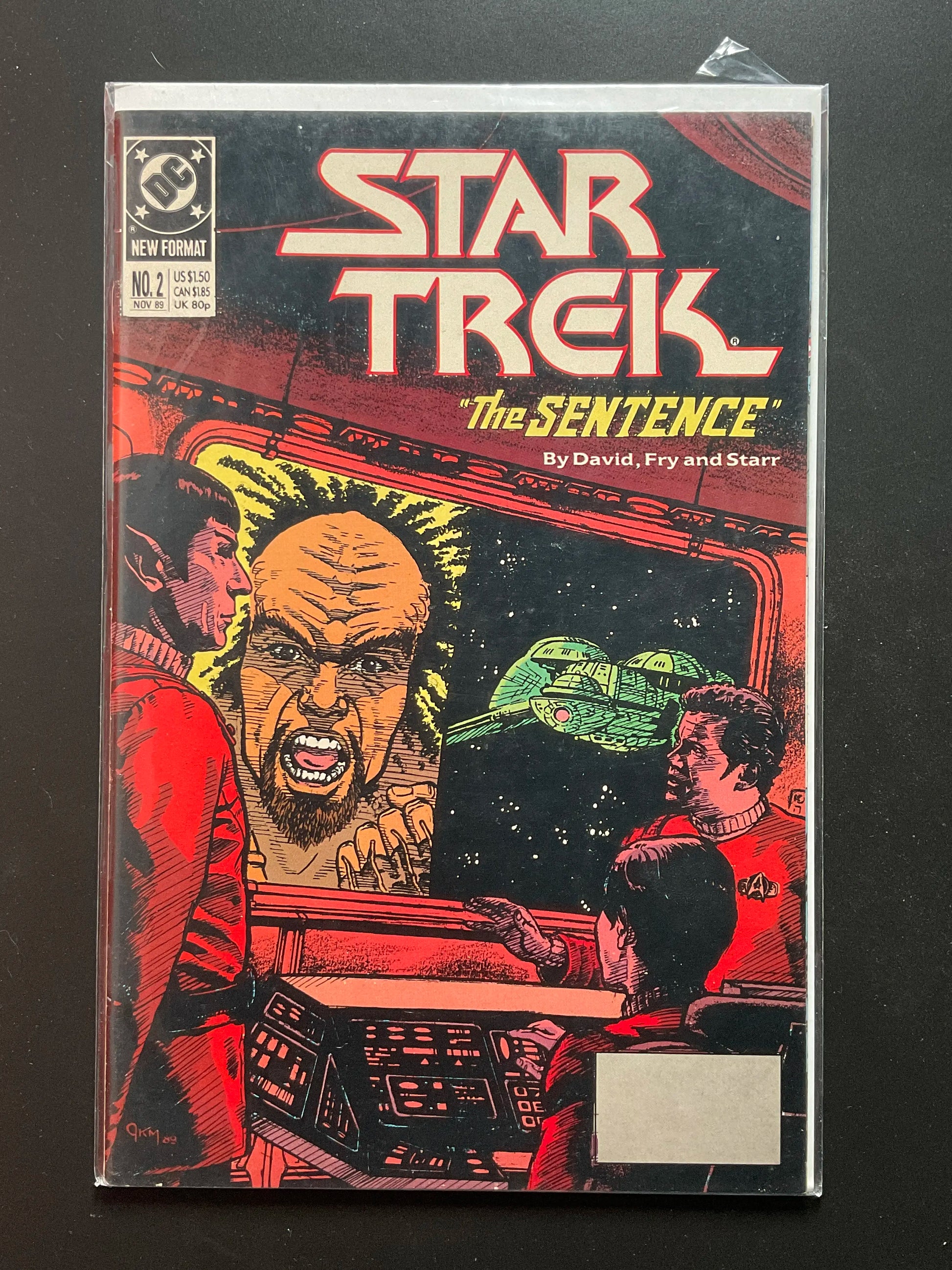 Star Trek 2 DC Comics Nov 1989 The Sentence by David Fry Starr