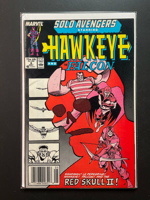 Solo Avengers 5 Hawkeye Falcon Marvel Comics May 1988