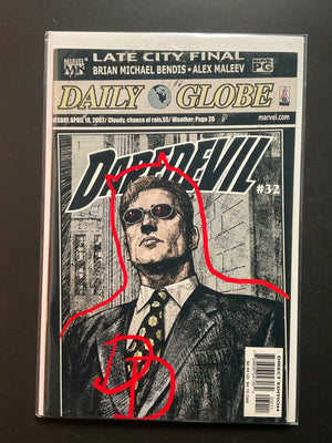 Daredevil 32 Marvel Comics April 2002 Brian Michael Bendis Alex Maleev